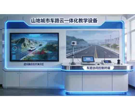 山地城市-山區(qū)虛實(shí)融合車(chē)路云一體化室內(nèi)教學(xué)設(shè)備